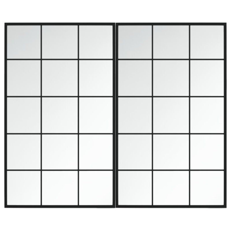 Nanton Metal Wall Mirror, 100cm H x 60cm W