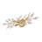 Flora Grace 25.5'' Wide 4-Light Vanity Light - Champagne Gold