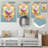 Abstract Wall Decor on Metal-182145519