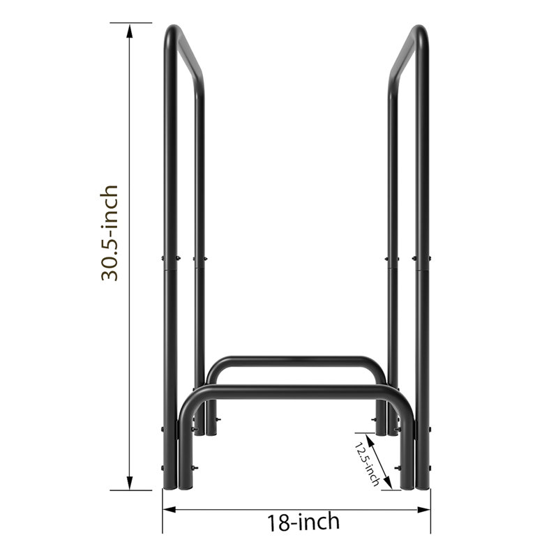 Porte-bûches pour l'intérieur et l'extérieur