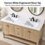 Ensemble de meuble-lavabo double 60 po Chazden-975183609-976827036