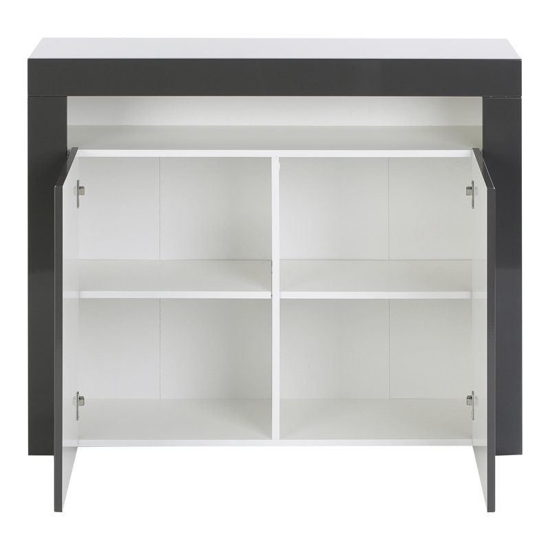 Dina 106.5cm Sideboard, Grey, Yes
