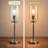 Royal Designs, Inc. 25" Crystal Accent Table Lamps Set of 2, Brushed Nickel Finish with Clear Glass Shades-765653258