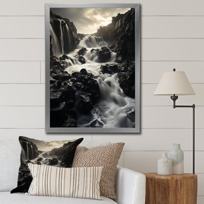 «Waterfall Enchanted Erosion» sur toile
