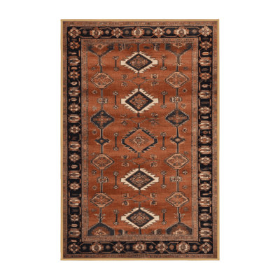 Machine Washable Persian Brown Area Rug