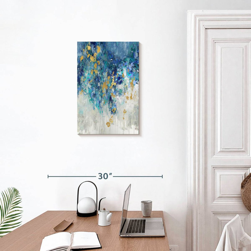 Avery Cascading Blues II, H 24 po x l 16 po