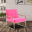 Idalou Plush Velvet Tufted Retro Accent/Salon Chair-143072634-143019415