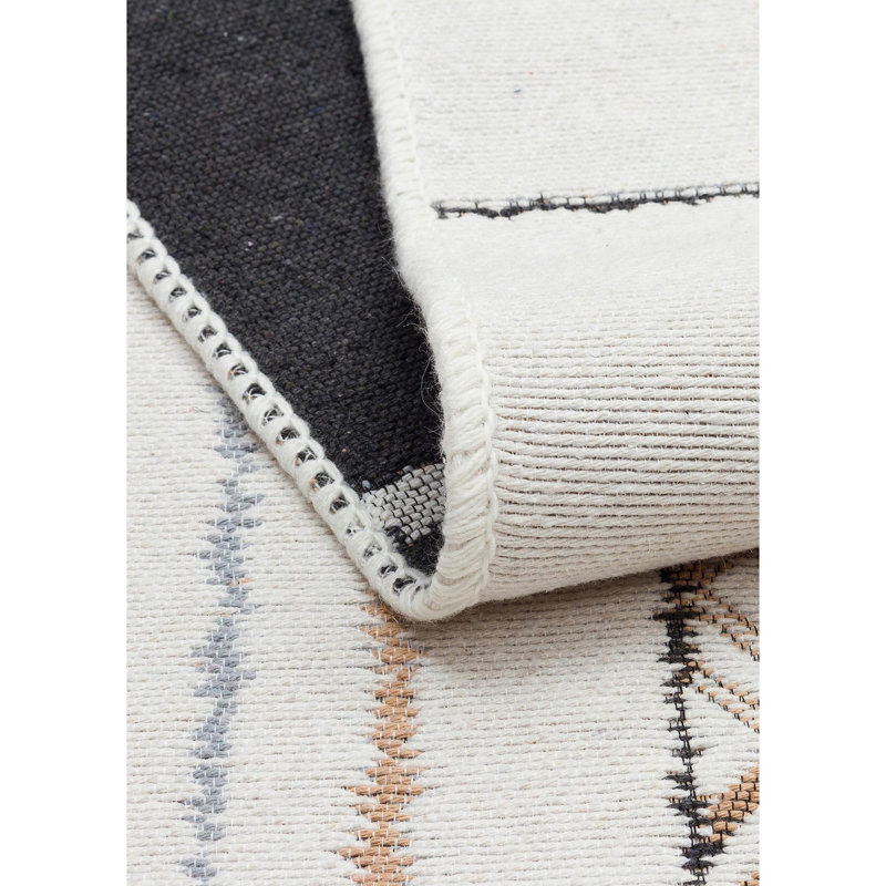 Selina Cotton Flatweave Area Rug, Rectangle 160 x 230cm