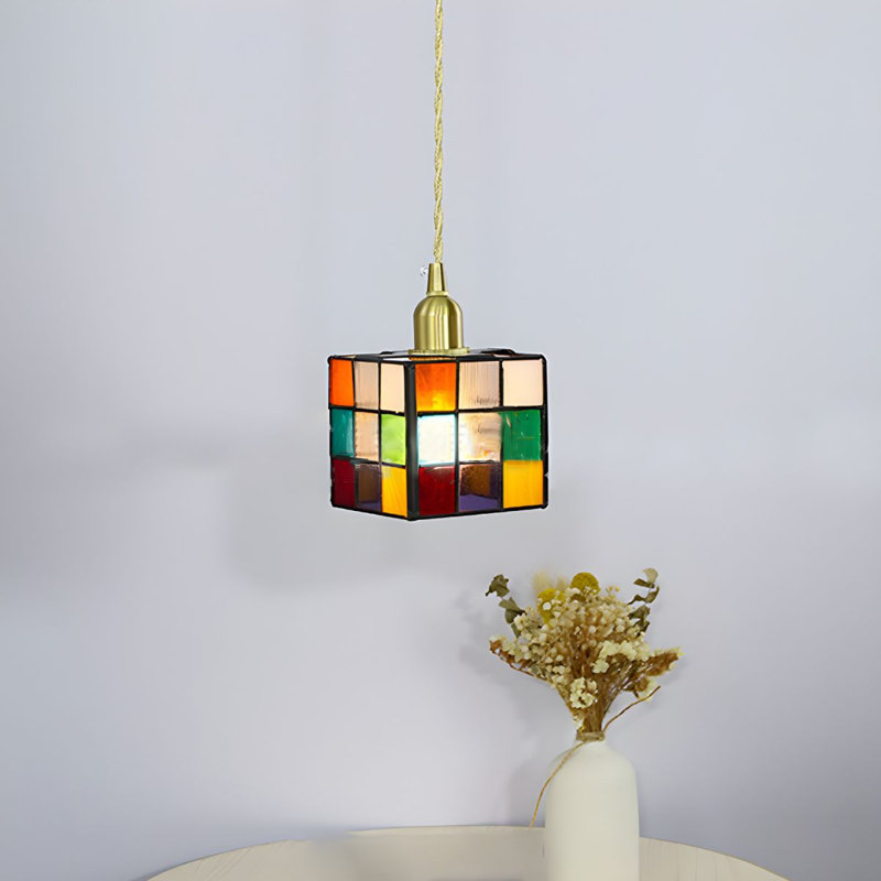 Luminaire suspendu carré Rubik's