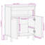 Aeshia 60cm Sideboard