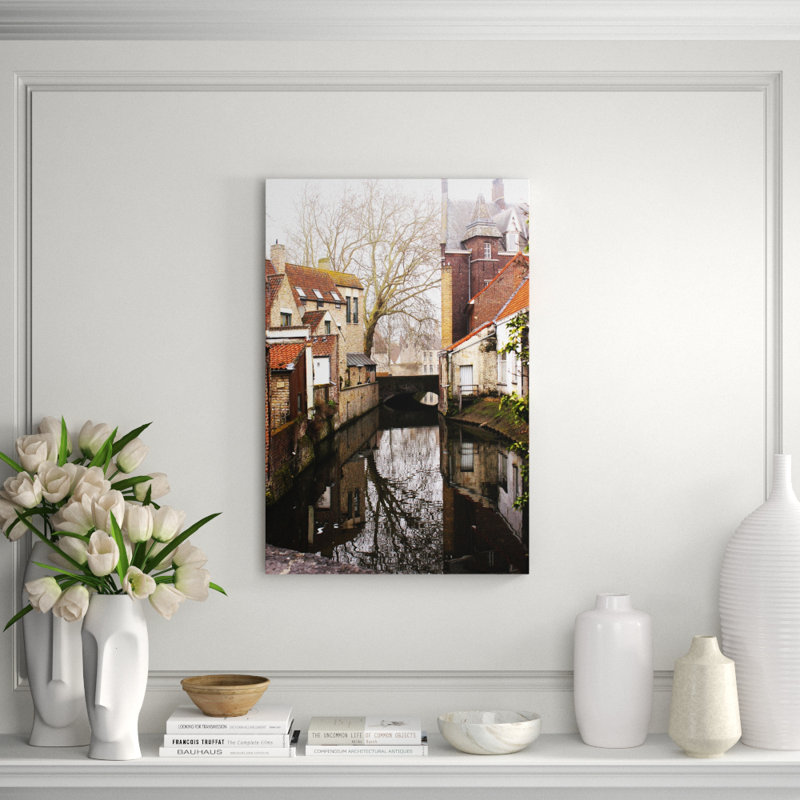 Bruges Canal #3 Print by Ed Swonger