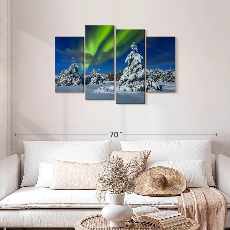 Alvord Winter Northern Lights, 27"H x 43"W