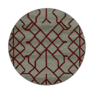 Tapis brun intérieur et extérieur Trellis