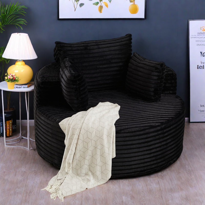 Canapés modernes en velours côtelé, fauteuil-lit moelleux pour salon
