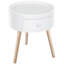 38cm W Engineered Wood Bedside Table