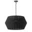 Luminaire suspendu noir à 6 lumières Raynne
