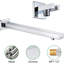 10 Inch Wall Mounted Complete Shower System with Rough-In Valve-61752984