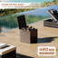 Boîte de rangement extérieure imperméable de 28 gallons, boîte de rangement de terrasse pour la livraison de colis, boîte de terrasse verrouillable en résine, petit contenant carré pour coussins de meubles, outils de jardin, accessoires de piscine
