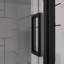 Porte de douche pliante sans cadre Ivy l 32 po x H 72 po avec verre trempé transparent 1/4 po-121344295