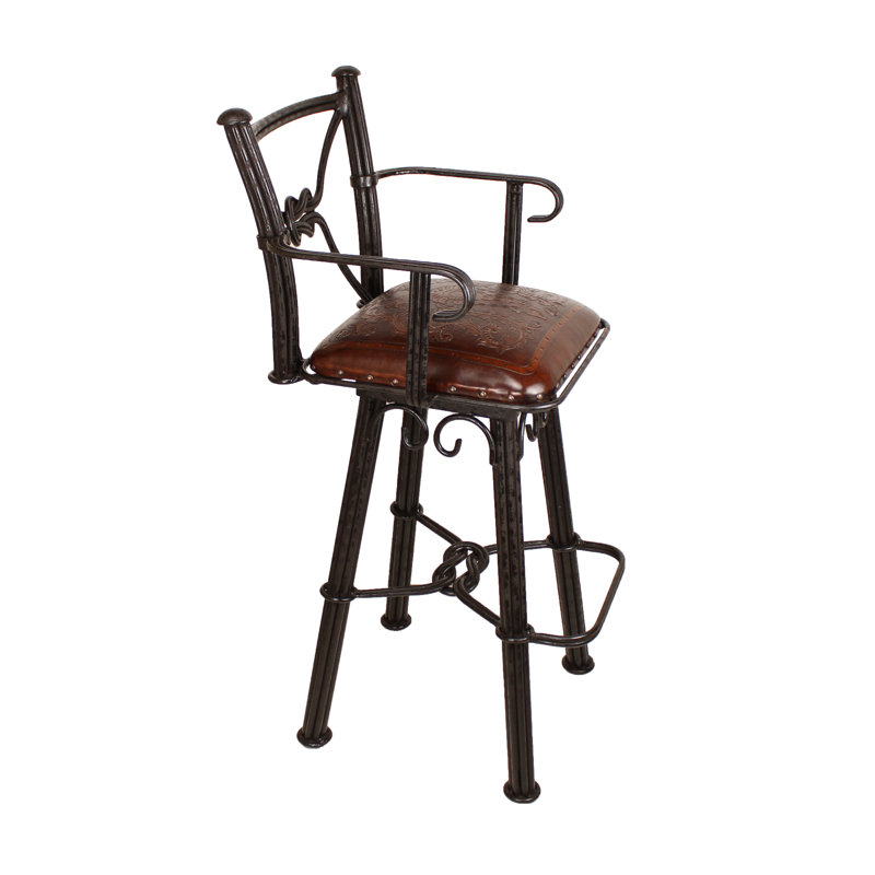 Tabouret Hoon, Brun antique