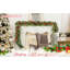 Christmas Faux Spruce 108'', Enhanced With Red Berries & Warm 2pcs 108'' Flocked Tips, Pinecones For Festive Look