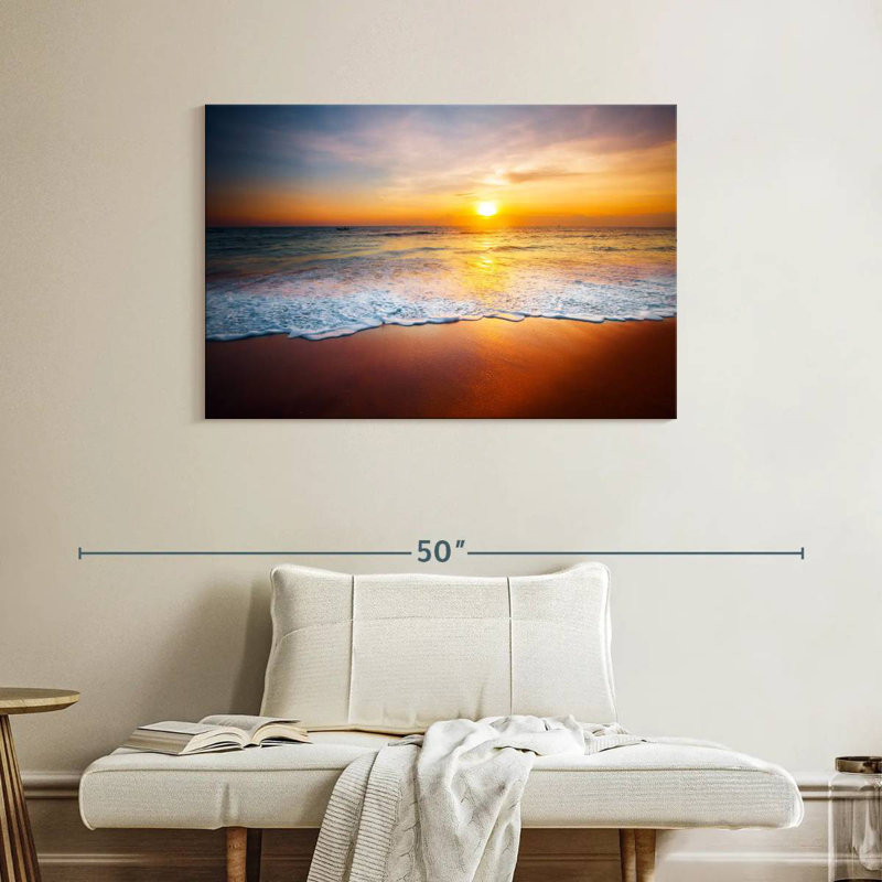 Gillard Sunset Foamy Waves, H 26 po x l 39 po