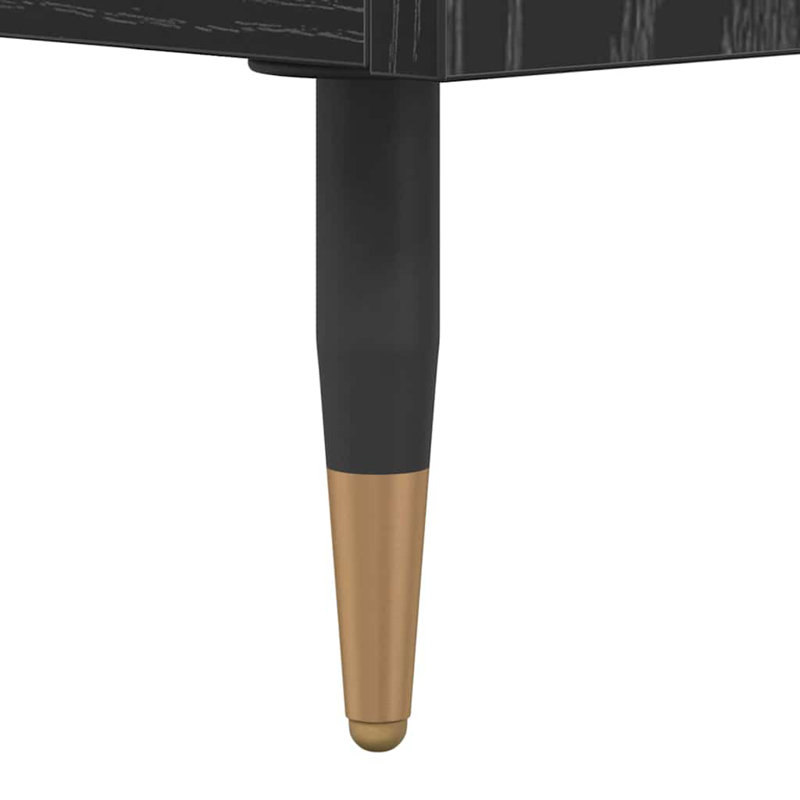 TV Stand for TVs up to 48", Black Oak