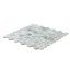 Carreau de mosaïque en verre 1 po x 1 po Eterna Hex-108486542