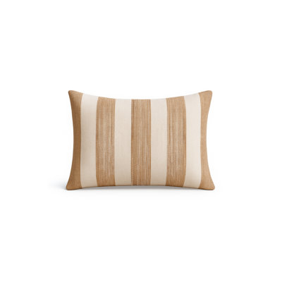 Mint Green Sardinia Stripe Indoor Outdoor Pillow 20x20