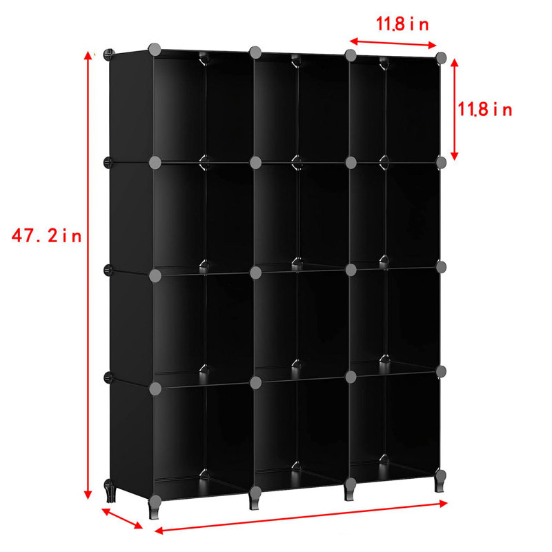 12-cube Closet Organizers and Storage