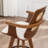 Clero Swivel Faux Leather Counter Stool With Rattan Back-1138019680-1138019682