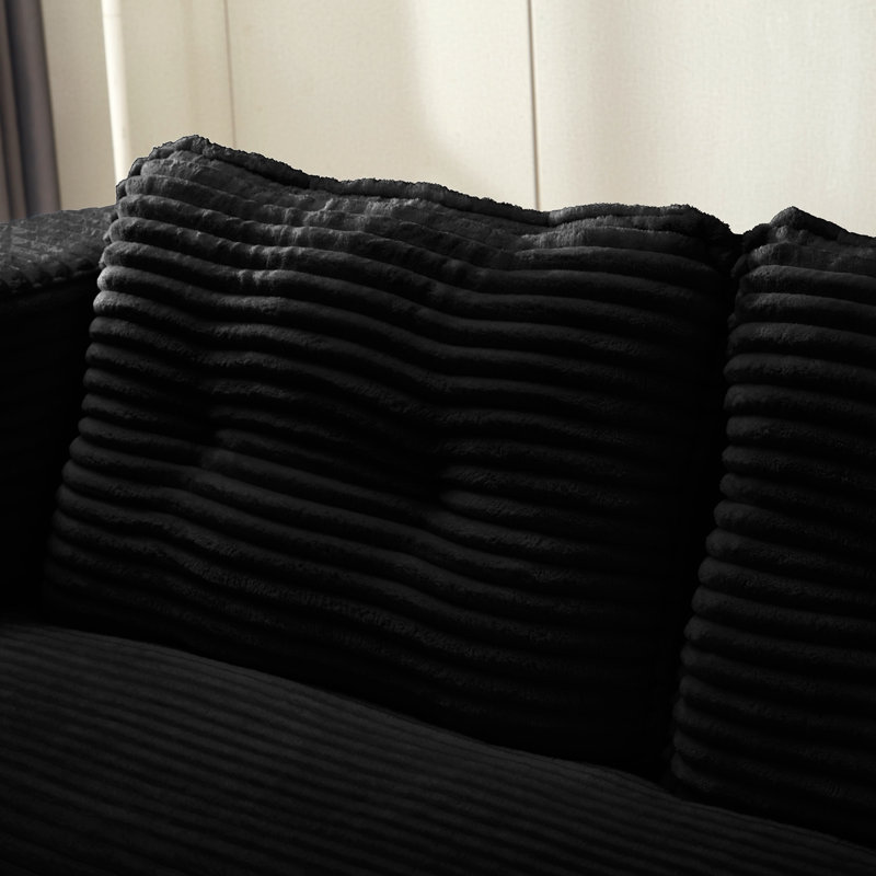 Canapé-lit Bonress, Noir