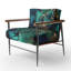 Cullivan - Fauteuil d'appoint rembourré en marbre-1140477382