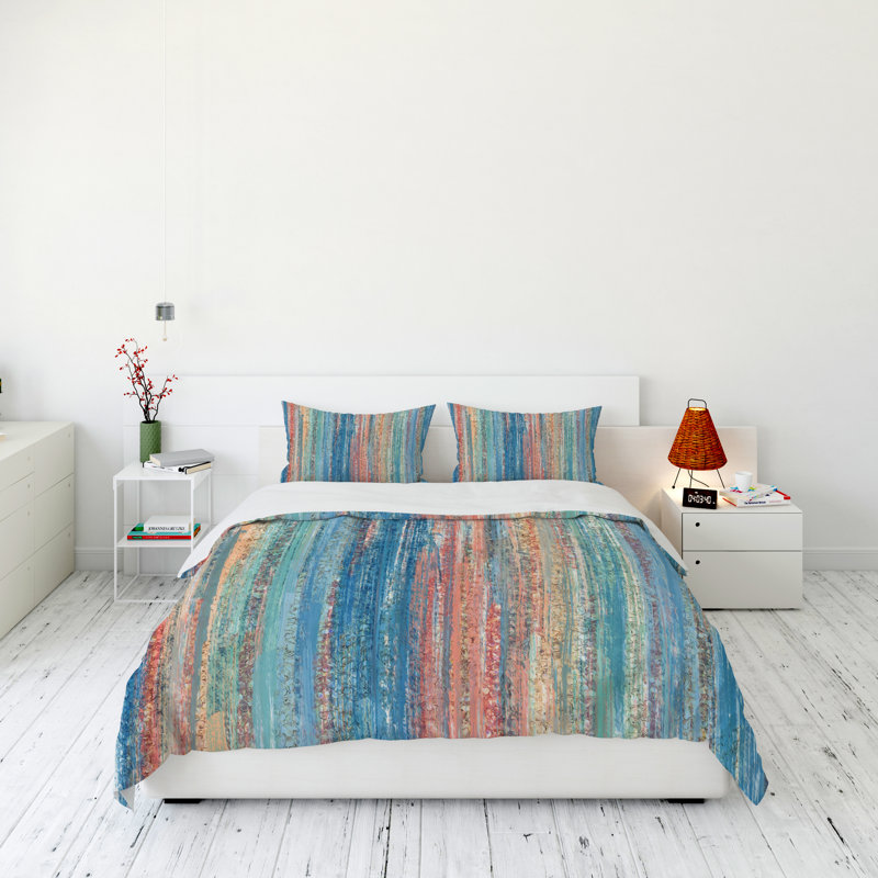 Modern & Contemporary Polyester Duvet Cover, Queen Duvet Cover + 2 Queen Shams