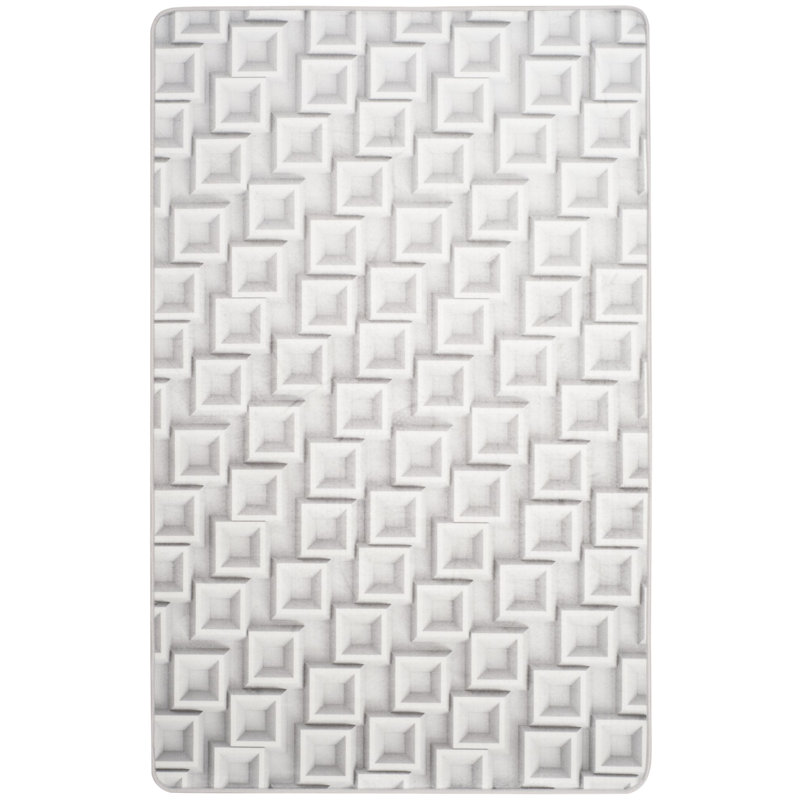 Tapis ivoire à motif abstrait Cahoon, Rectangle 3 pi x 5 pi