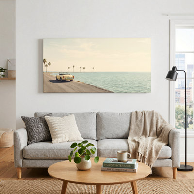Coastal Drive, reproduction d'art sur toile, ensemble de 1