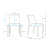 Paris Modern Vegan Leather Upholstered Metal Dining Chair in Gray-1413128148