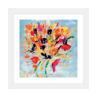 « Kiss me floral » par Julian Spencer, reproduction d’art