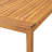 Okemo 26 in. Acacia Wood Outdoor Dining Table - Weather Resistant Hardwood, Four Sturdy Wooden Legs, accommodates 6 for Entertaining - Outdoor Furniture-124391433