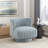 Ember 27.5" Modern & Contemporary Swivel Chair with Textured Fabric Upholstery, 360-Degree Swivel, Channel Tufted Details-834566006