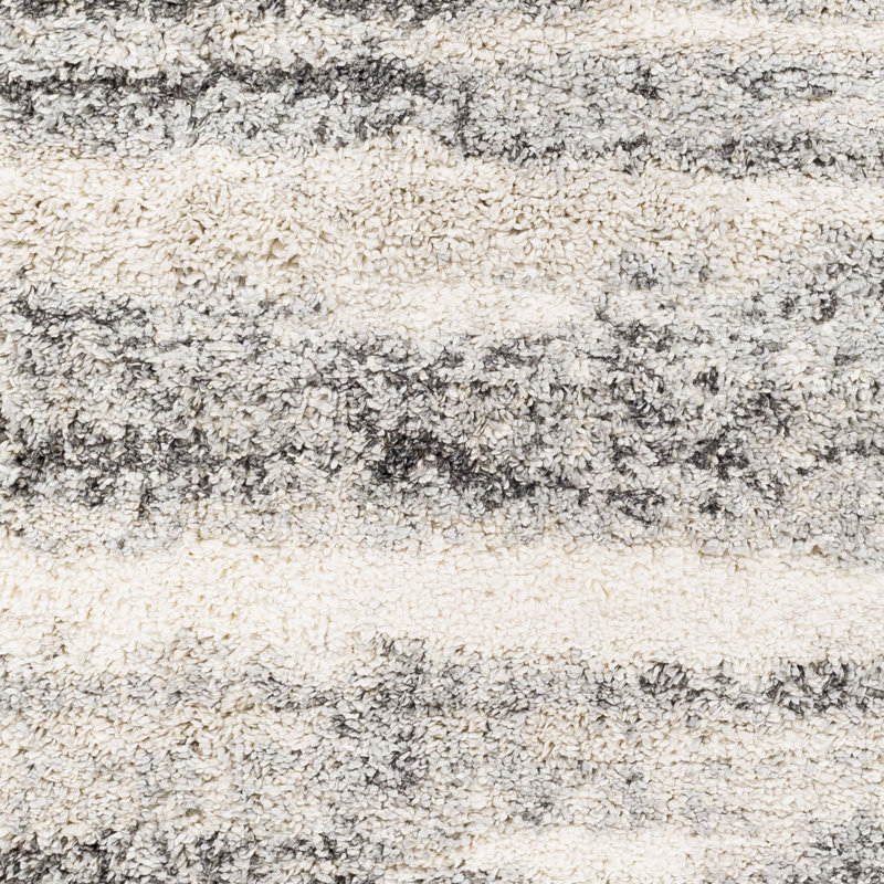 Myndi Abstract Beige/Gray Area Rug, Runner 2'7" x 7'3"