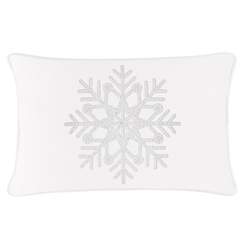 Coussin Sparkles Home | Strass et fausses perles | Rembourrage en plumes | Couleurs personnalisables, Velours blanc