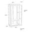 Otsego 2 Door Solid + Manufactured Wood Wardrobe-16440487