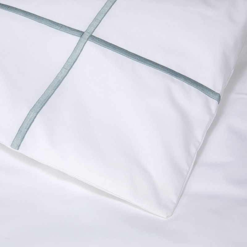 Athena Bedding, Twin Duvet Cover, Blanc
