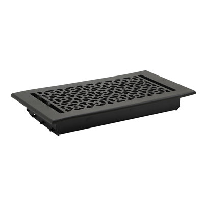  AIR SUPPLY 6"x12" Duct Size (Overall 7-1/2"x 13-3/4") with Detachable Steel Metal Louver | Powder Coated