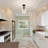 Vivian Glass Semi Flush Mount