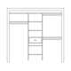 SuiteSymphony 84" W - 120" W Closet System with Drawer