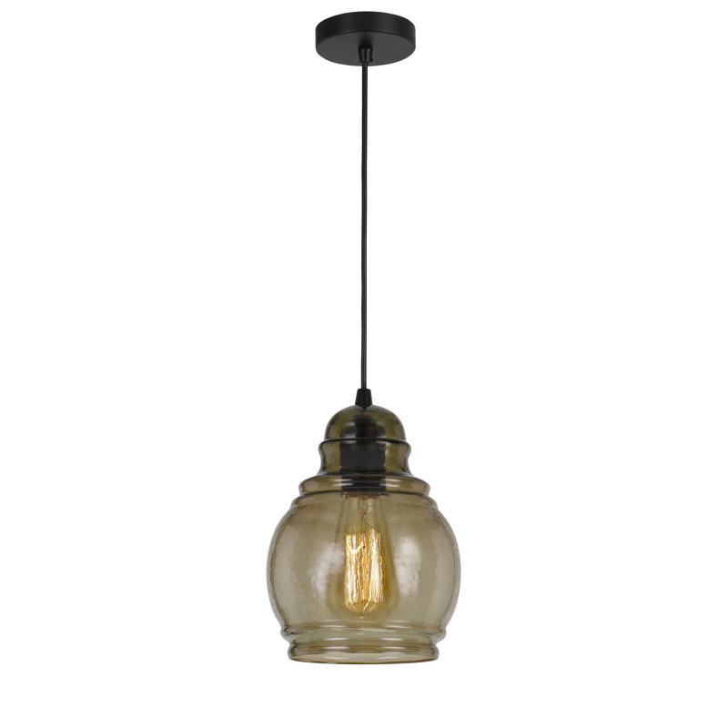 Luminaire suspendu en verre Smoky