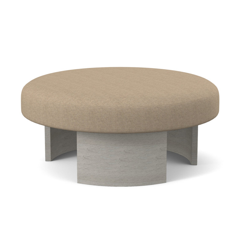 Repose-pieds Eclipse, Bisque, 100% polyester Elise lin