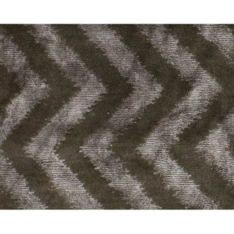 Hand Knotted Area Rug in Seal, Rectangle 6' x 9'
